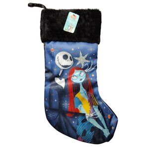 Disney Kurt S. Adler Nightmare Before Christmas Stocking With Jack and Sally